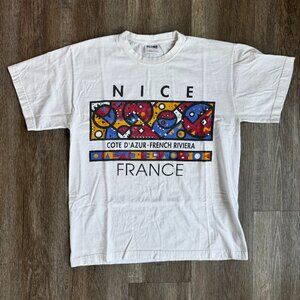 Vintage Nice France T Shirt French Riviera Medium​
